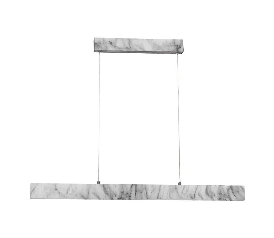 LED Żyrandol na lince PIERCE LED/18W/230V biały/szary