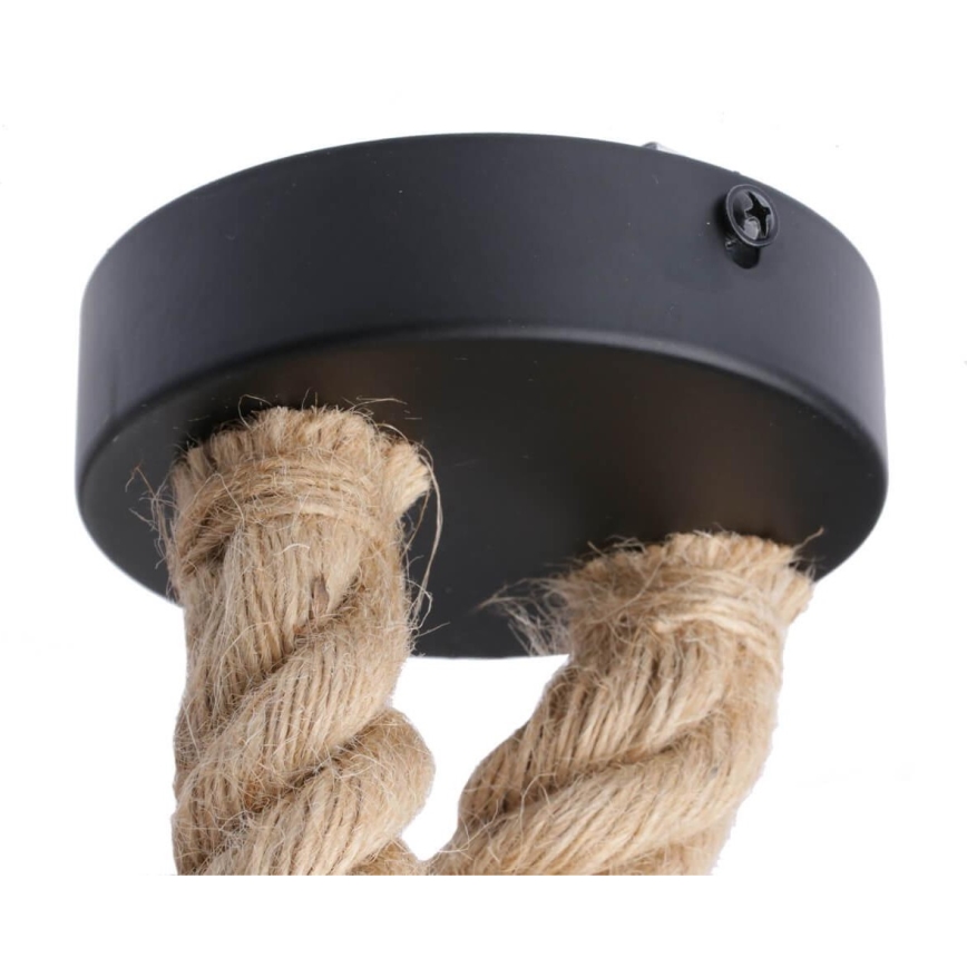 LED Żyrandol na lince ROPE 2xE27/10W/230V