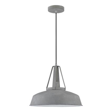 LED żyrandol na lince RYAN 1xE27/60W/230V szary