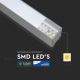 LED Żyrandol na lince SAMSUNG CHIP 1xLED/40W/230V 4000K srebrny