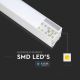 LED Żyrandol na lince SAMSUNG CHIP LED/40W/230V 4000K biały