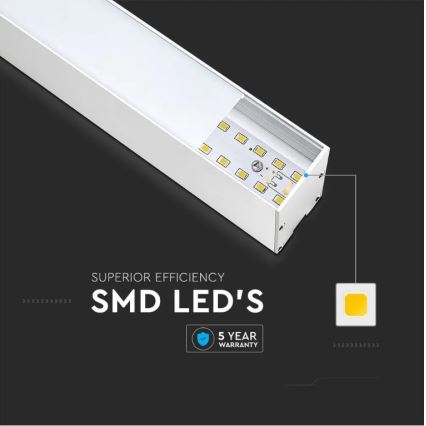 LED Żyrandol na lince SAMSUNG CHIP LED/40W/230V 6400K biały