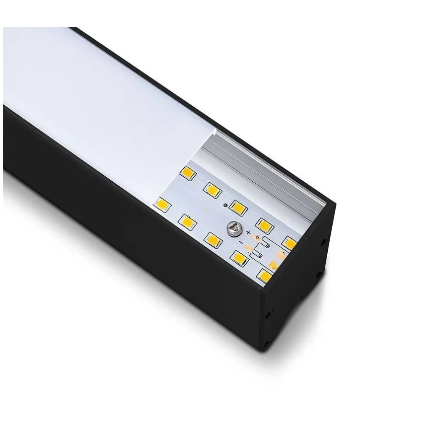 LED Żyrandol na lince SAMSUNG CHIP LED/40W/230V 6400K czarny