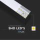 LED Żyrandol na lince SAMSUNG CHIP LED/40W/230V 6400K czarny
