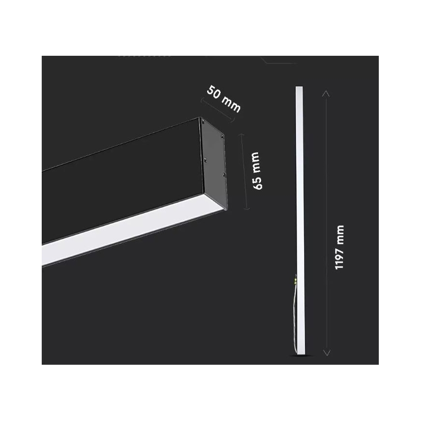 LED Żyrandol na lince SAMSUNG CHIP LED/40W/230V