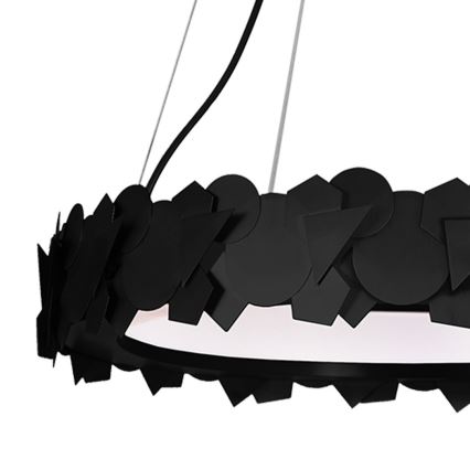 LED żyrandol na lince SOHO LED/24W/230V czarny