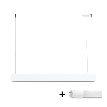 LED Żyrandol na lince SPARK 1xG13/8,5W/230V biały