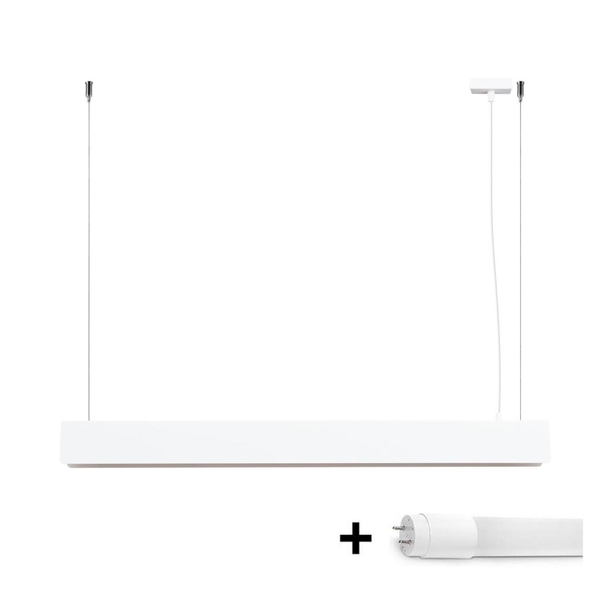 LED Żyrandol na lince SPARK 1xG13/8,5W/230V biały