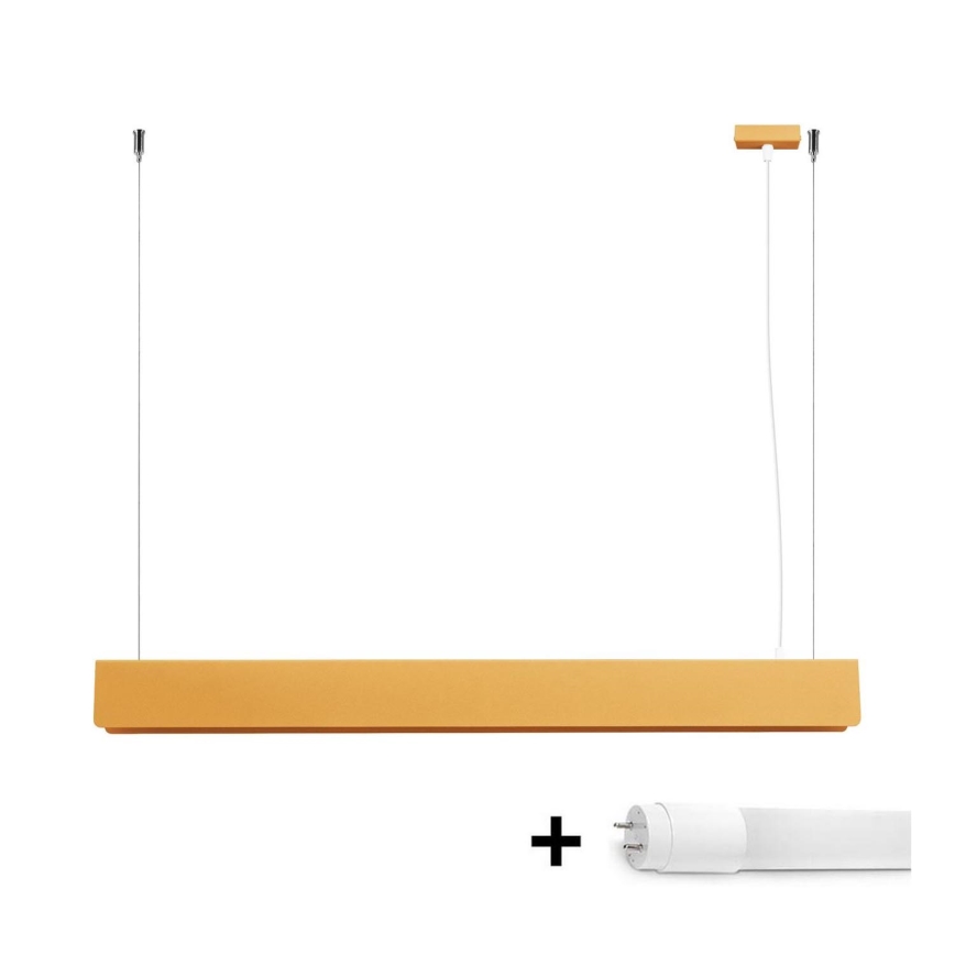 LED Żyrandol na lince SPARK 1xG13/8,5W/230V złoty