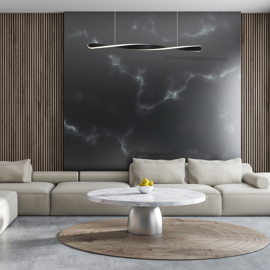 LED Żyrandol na lince SWIRL LED/24W/230V