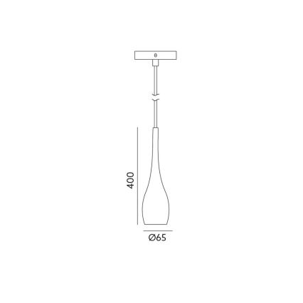 LED Żyrandol na lince TAMPERE LED/7W/230V