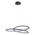 LED Żyrandol na lince TANGO LED/44W/230V 4000K śr. 60 cm czarny
