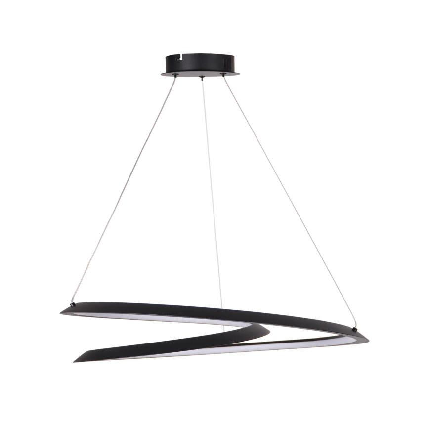 LED Żyrandol na lince TANGO LED/44W/230V 4000K śr. 60 cm czarny