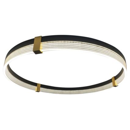 LED żyrandol na lince TRIANGLE LED/40W/230V 3000/4000/6000K śr. 60 cm czarny