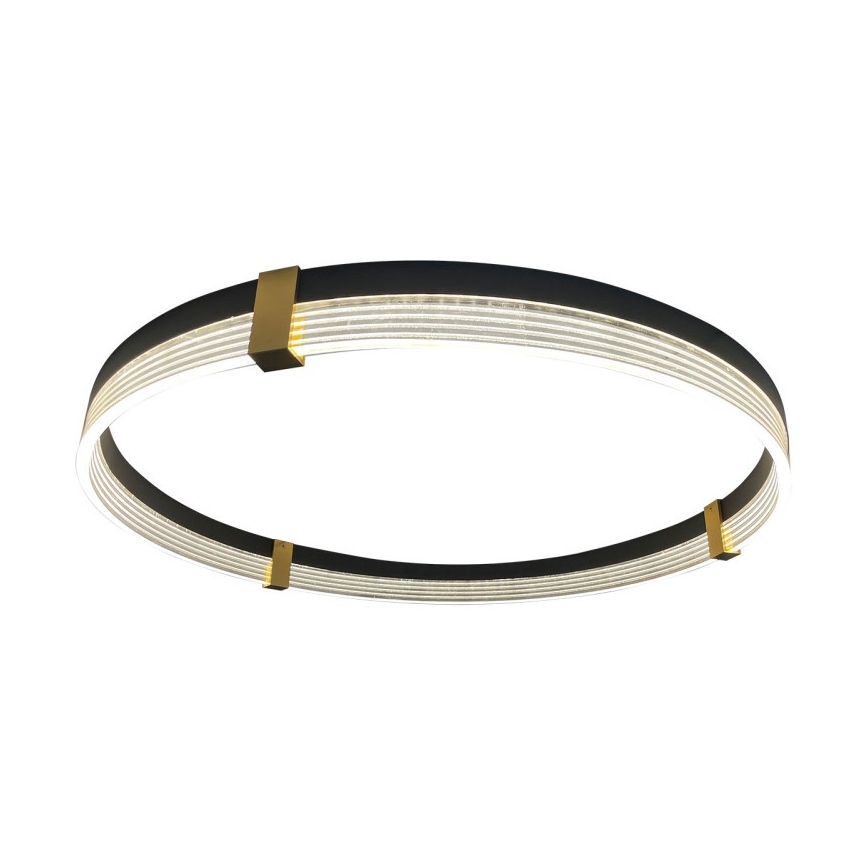 LED żyrandol na lince TRIANGLE LED/40W/230V 3000/4000/6000K śr. 60 cm czarny