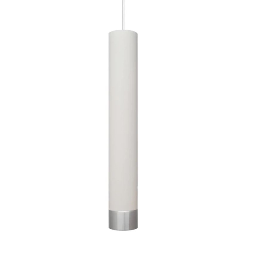 LED Żyrandol na lince TUBA 1xGU10/4,8W/230V biały/matowy chrom