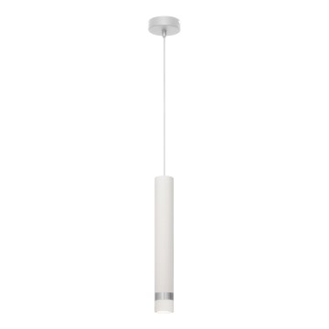 LED Żyrandol na lince TUBA 1xGU10/4,8W/230V biały/matowy chrom