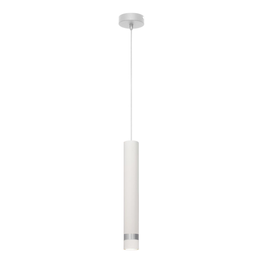 LED Żyrandol na lince TUBA 1xGU10/4,8W/230V biały/matowy chrom