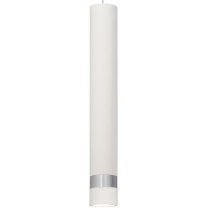 LED Żyrandol na lince TUBA 1xGU10/4,8W/230V biały/matowy chrom