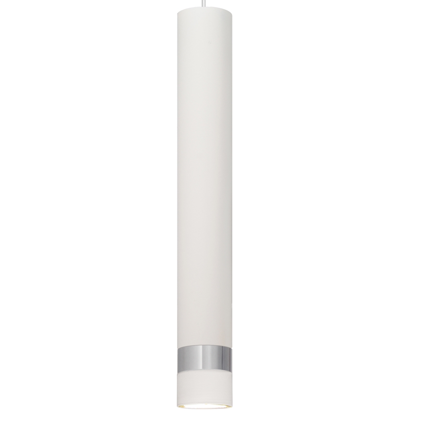LED Żyrandol na lince TUBA 1xGU10/4,8W/230V biały/matowy chrom