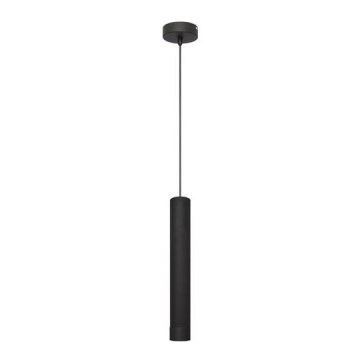 LED Żyrandol na lince TUBA 1xGU10/4,8W/230V czarny