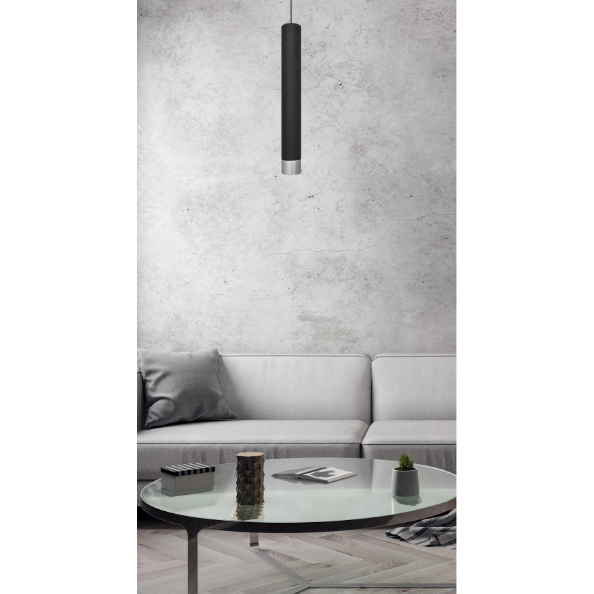 LED Żyrandol na lince TUBA 1xGU10/4,8W/230V