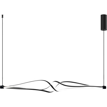 LED Żyrandol na lince TWISTER LED/56W/230V czarny