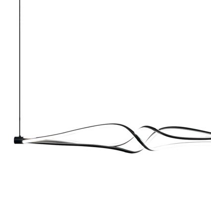 LED Żyrandol na lince TWISTER LED/56W/230V czarny