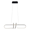 LED Żyrandol na lince VERTIGO LED/54W/230V czarny