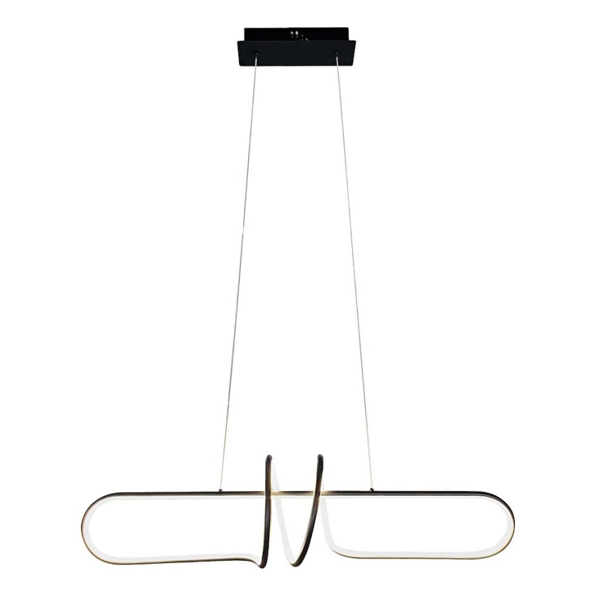 LED Żyrandol na lince VERTIGO LED/54W/230V czarny