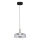 LED Żyrandol na lince VETRO LED/6W/230V śr. 23 cm szary/czarny