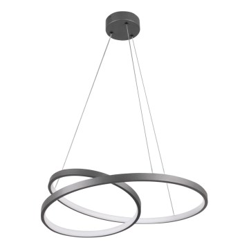 LED Żyrandol na lince ZEFIRA LED/40W/230V 4000K śr. 50 cm antracyt