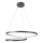LED Żyrandol na lince ZEFIRA LED/52W/230V 4000K śr. 60 cm antracyt