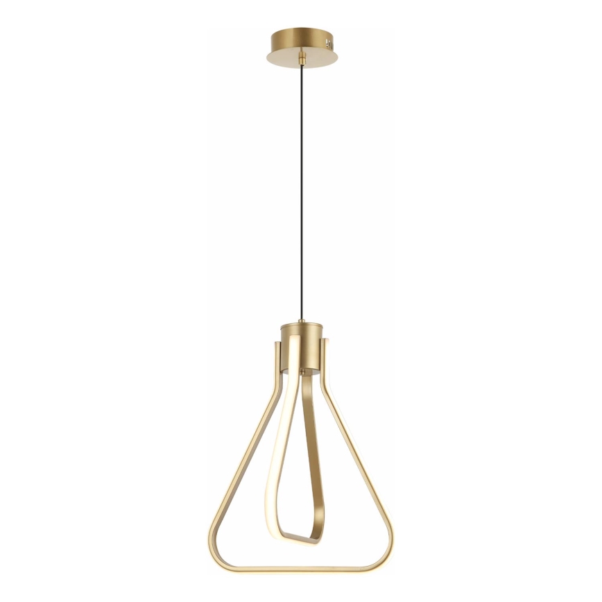 LED Żyrandol na lince ZING LED/19W/230V złoty