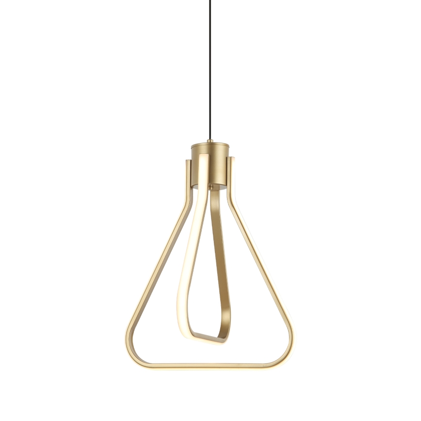LED Żyrandol na lince ZING LED/19W/230V złoty