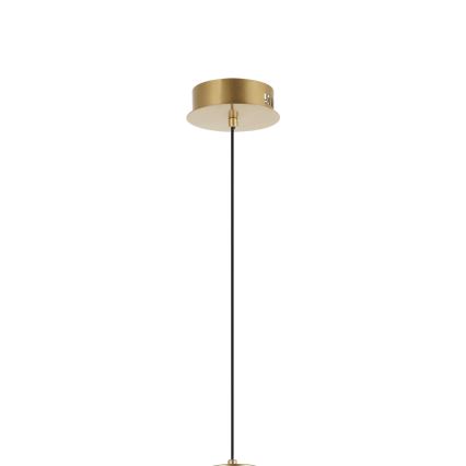LED Żyrandol na lince ZING LED/19W/230V złoty
