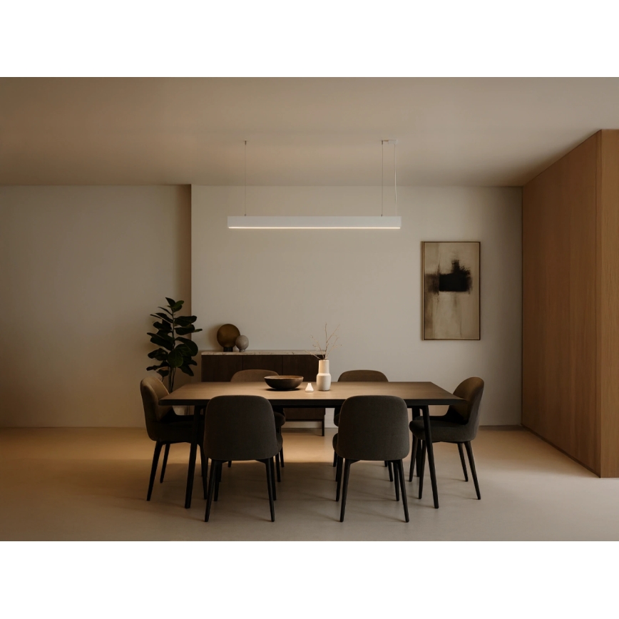 LED żyrandol na linkach LED/55W/230V 3000/4000/6500K 120 cm biały