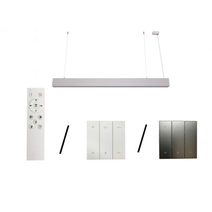 LED żyrandol na linkach LED/55W/230V 3000/4000/6500K 120 cm biały
