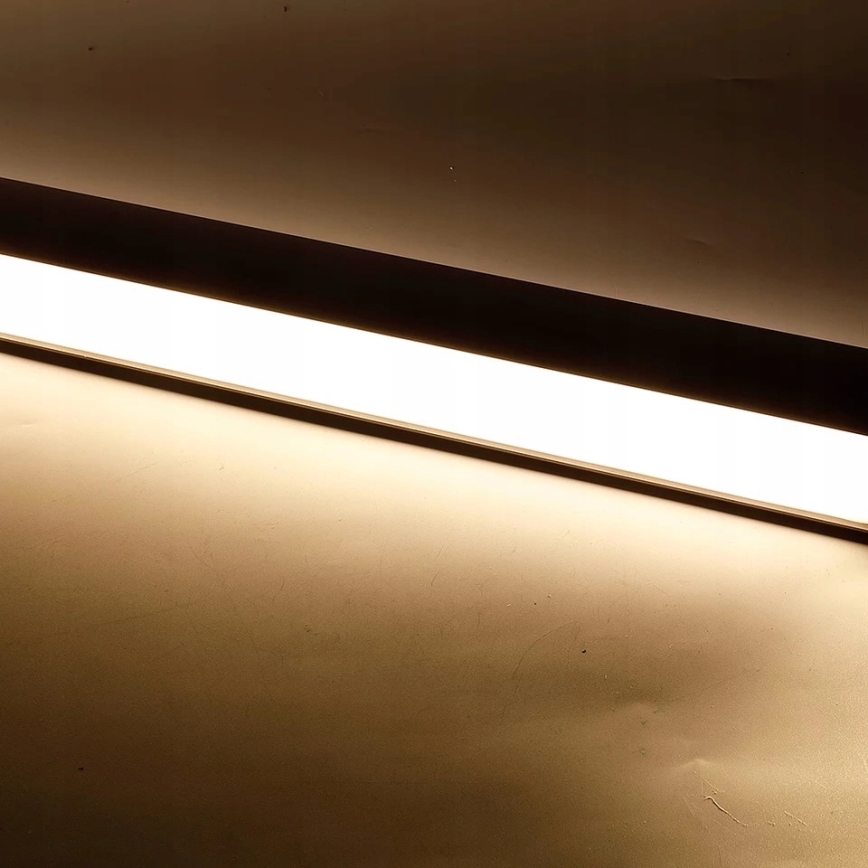 LED Żyrandol na linkach/natynkowy LED/44W/230V 4000K 120 cm czarny