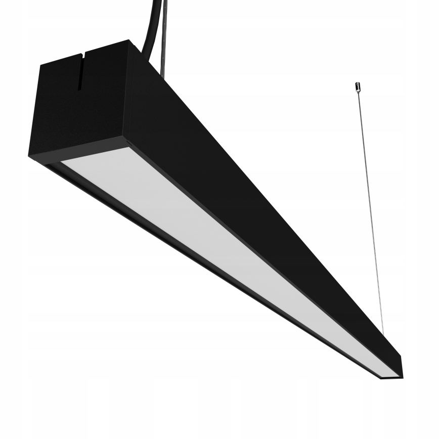 LED Żyrandol na linkach/natynkowy LED/44W/230V 4000K 120 cm czarny