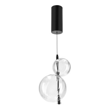 LED Żyrandol na linkę PLAYA LED/10W/230V czarny