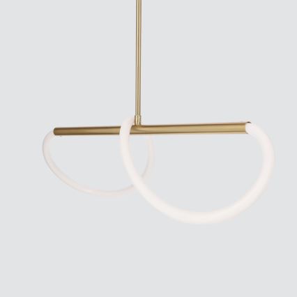 LED żyrandol na linku SUPREME LED/22W/230V 100 cm złoty