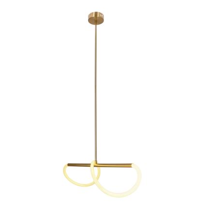 LED żyrandol na linku SUPREME LED/22W/230V 100 cm złoty