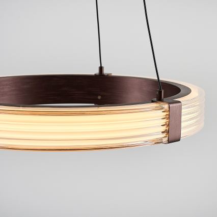 LED Żyrandol na przewodzie JESI LED/2W/230V 3000K brązowy