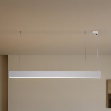 LED żyrandol na przewodzie LED/55W/230V 3000/4000/6500K 120 cm biały