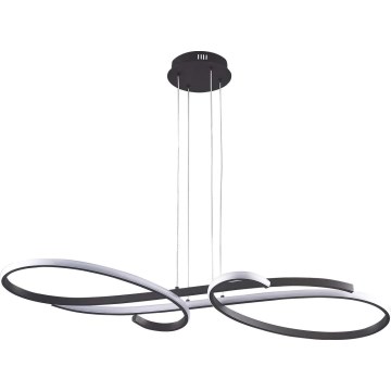 LED Żyrandol na przewodzie VIOLIN LED/40W/230V czarny
