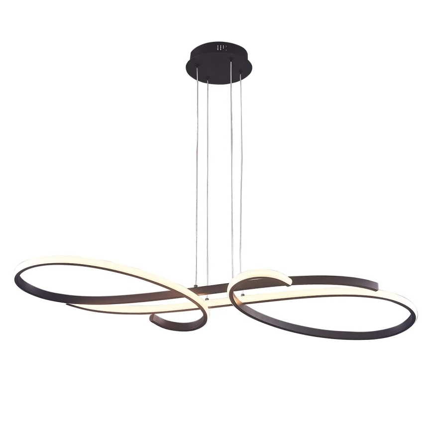 LED Żyrandol na przewodzie VIOLIN LED/40W/230V czarny