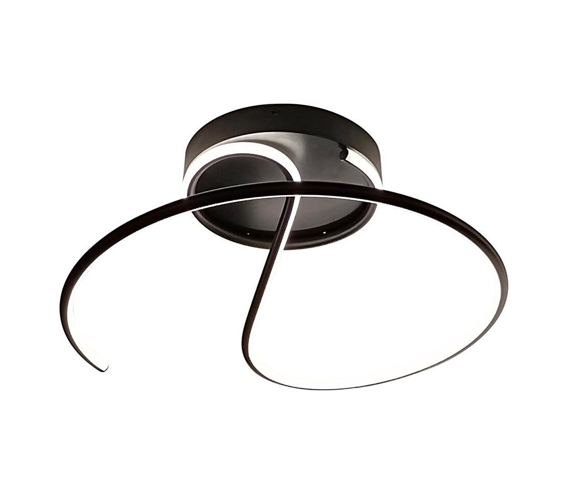 LED Żyrandol natynkowy DELTA LED/30W/230V czarny