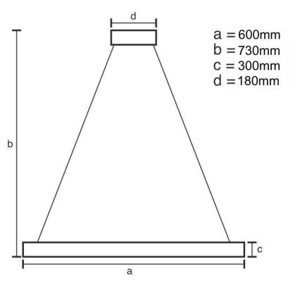 LED Ściemnialny żyrandol kryształ  na drążku LED/80W/230V 3000-6500K złoty + pilot zdalnego sterowania