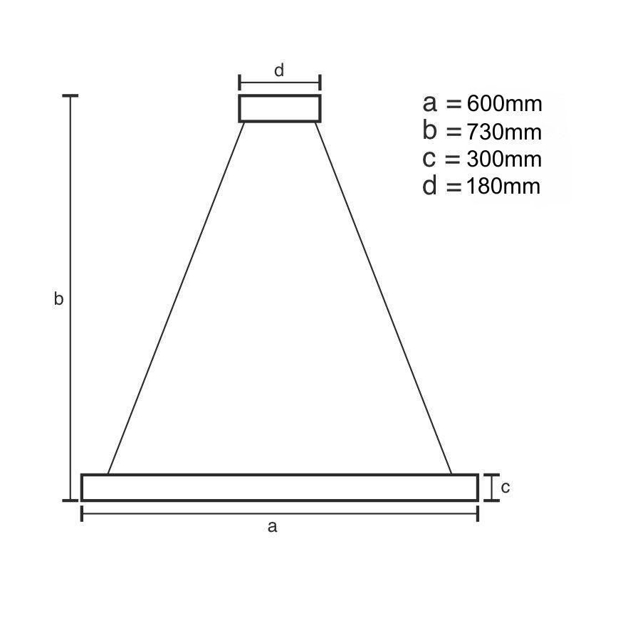 LED Ściemnialny żyrandol kryształ  na drążku LED/80W/230V 3000-6500K złoty + pilot zdalnego sterowania